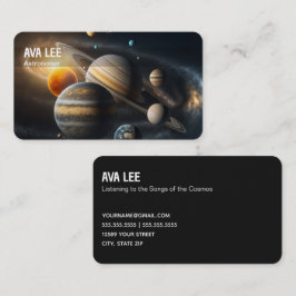 Astronomin Visitenkarte