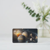 Astronomin Visitenkarte (Stehend Vorderseite)