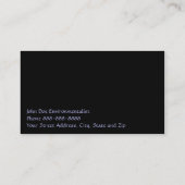 Astronomin Visitenkarte (Rückseite)