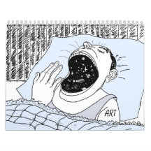 Astronomisch moderne, elegante Skriptkalender