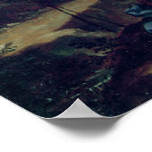 Astronomische Beobachtungen Poster (Ecke)