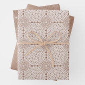 Astronomische Himmelsastrologie Kosmische Strahlen Geschenkpapier Set (Beispiel)