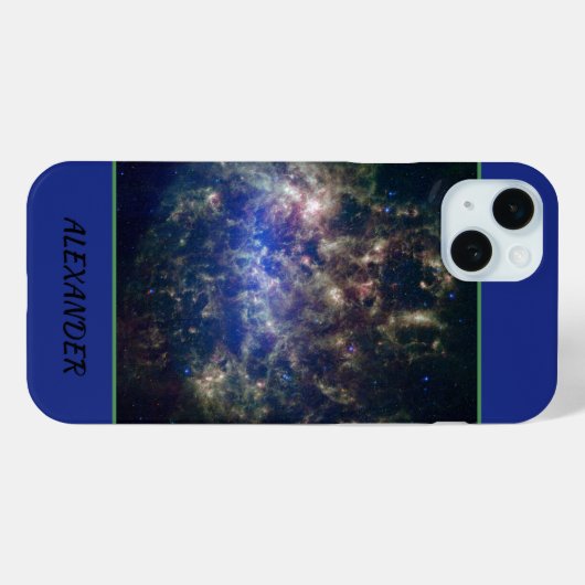 Astronomische individuelle Name-Zauberwolke Case-Mate iPhone Hülle (Rückseite (Horizontal))