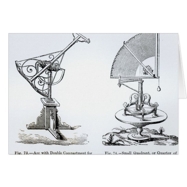 Astronomische Instrumente (Vorderseite (Horizontal))