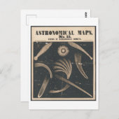 Astronomische Kartenansicht des bemerkenswerten Ko Postkarte (Vorne/Hinten)