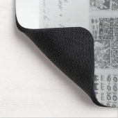 Astronomische Mayatabellen mit den Eklipsen Mousepad (Ecke)