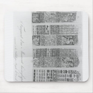 Astronomische Mayatabellen mit den Eklipsen Mousepad