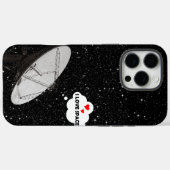 Astronomische Themenwelten mit Satellitendiskussio Case-Mate iPhone Hülle (Rückseite (Horizontal))