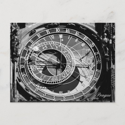 Astronomische Uhr, Altstädter Ring, Prag / Tschech Postkarte (Vorderseite)