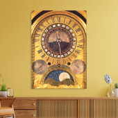 Astronomische Uhr für die Grand Dauphin Leinwanddruck (Insitu (Wohnzimmer))