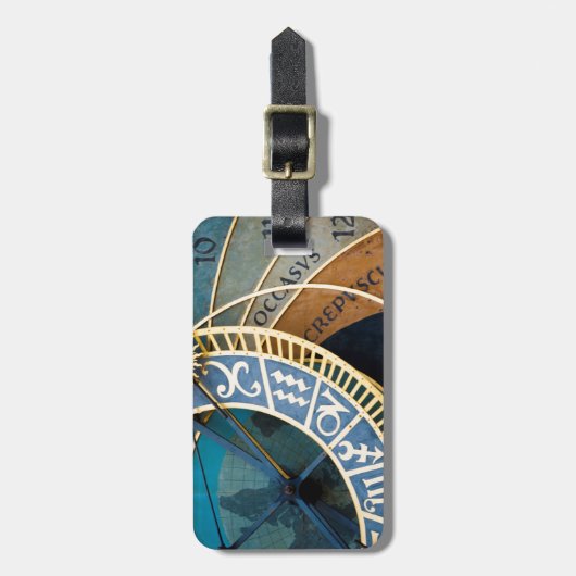 Astronomische Uhr Gepäckanhänger (Vorderseite vertikal)