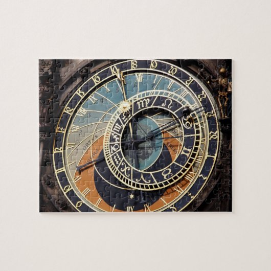 Astronomische Uhr im Puzzle Praque Jigsaw (Horizontal)
