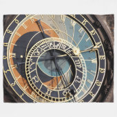 Astronomische Uhr in Prag Fleecedecke (Vorderseite (Horizontal))