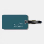 Astronomische Uhr in Prag Gepäckanhänger (Rückseite horizontal)