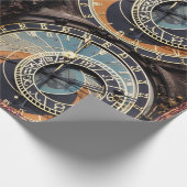 Astronomische Uhr in Prag Geschenkpapier (Ecke)