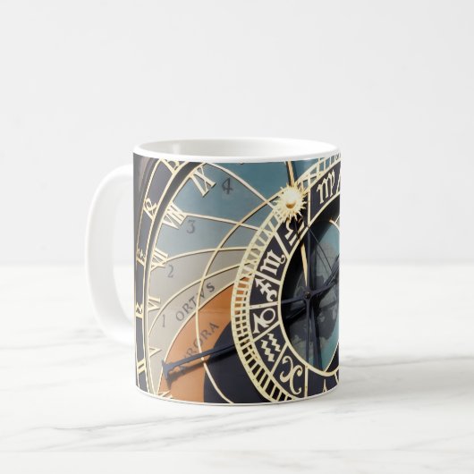 Astronomische Uhr in Prag Kaffeetasse (Vorderseite Links)