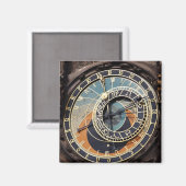Astronomische Uhr in Prag Magnet (Vorderseite/Rückseite)