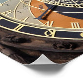Astronomische Uhr in Prag Poster (Ecke)