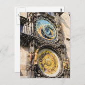Astronomische Uhr in Prag Postkarte (Vorne/Hinten)
