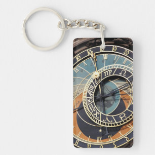 Astronomische Uhr in Prag Schlüsselanhänger