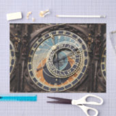 Astronomische Uhr in Prag Seidenpapier (Handwerk)