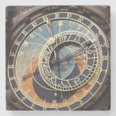 Astronomische Uhr in Prag Steinuntersetzer (Vorderseite)