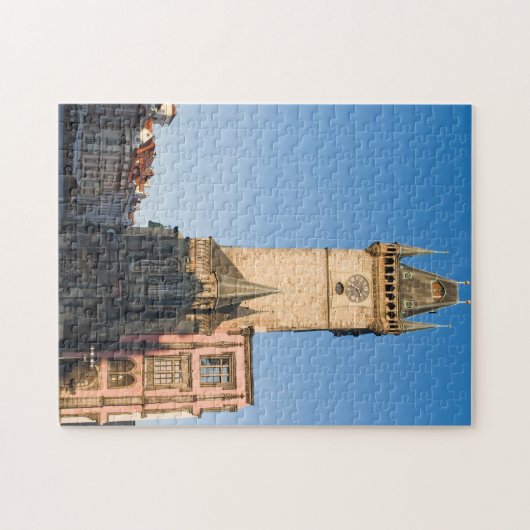 Astronomische Uhr in Prag, Tschechische Republik Puzzle (Horizontal)