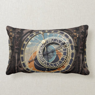 Astronomische Uhr in Praque Lendenkissen