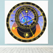 Astronomische Uhr Leinwanddruck (Insitu (Holzboden))