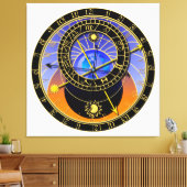Astronomische Uhr Leinwanddruck (Insitu (Wohnzimmer))