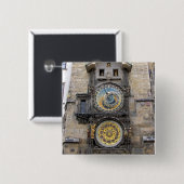 Astronomische Uhr oder Prag Orloj Button (Vorne & Hinten)