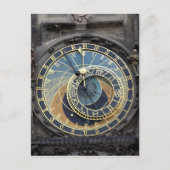 Astronomische Uhr oder Prag Orloj Postkarte (Vorderseite)