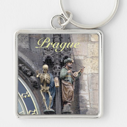 Astronomische Uhr oder Prag Orloj Schlüsselanhänger (Vorne)