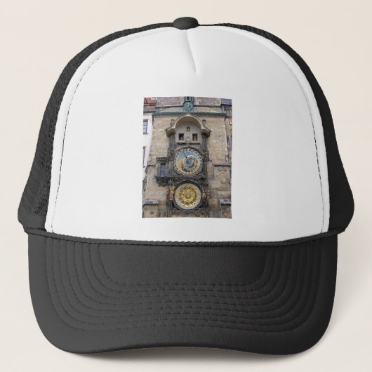 Astronomische Uhr oder Prag Orloj Truckerkappe (Vorderseite)