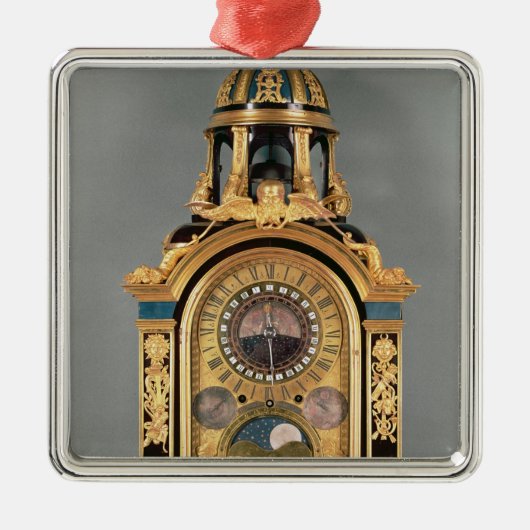 Astronomische Uhr Ornament Aus Metall (Vorne)