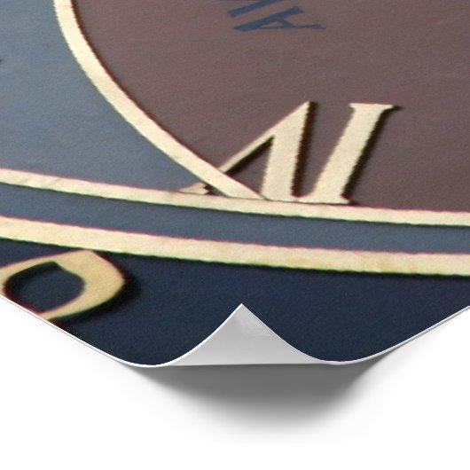 Astronomische Uhr Poster (Ecke)