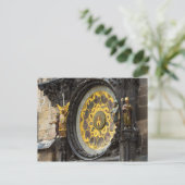 Astronomische Uhr Postkarte (Stehend Vorderseite)