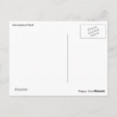 Astronomische Uhr Postkarte (Rückseite)