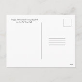 Astronomische Uhr Prag Feiertagspostkarte (Rückseite)