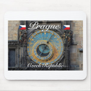 Astronomische Uhr Prag Orlog Tschechische Republik Mousepad