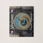Astronomische Uhr Prag Orlog Tschechische Republik Puzzle (Vertikal)