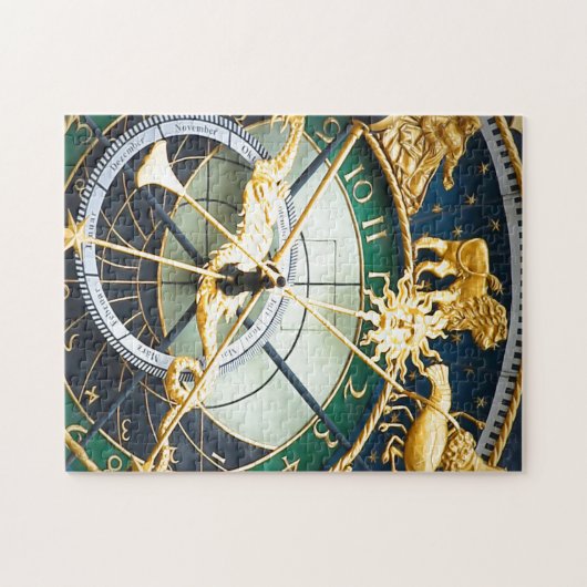 Astronomische Uhr Puzzle (Horizontal)