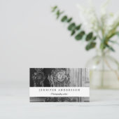 Astronomische Uhr Vintager Paris-Palast-Versailles Visitenkarte (Stehend Vorderseite)