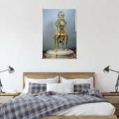 Astronomische Uhr von Jacques Caffi Leinwanddruck (Insitu (Schlafzimmer))