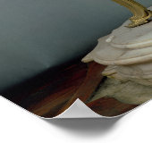 Astronomische Uhr von Jacques Caffi Poster (Ecke)