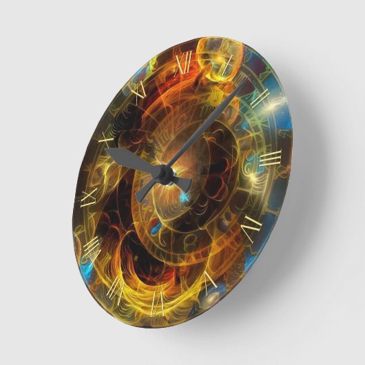 Astronomische Zeit Runde Wanduhr (Winkel)