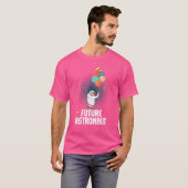 Astronomischer Astronautenparcours T-Shirt (Vorne ganz)
