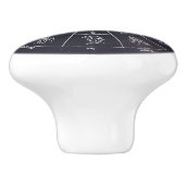 Astronomischer Kreis Keramikknauf (Seitenansicht)