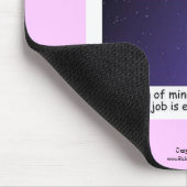 Astronomischer Moonlighting Cartoon Funny Mouse Pa Mousepad (Ecke)