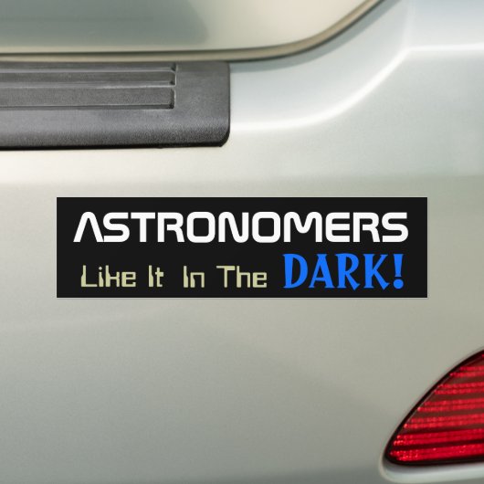 Astronomischer Spaß Autoaufkleber (Auf Auto)